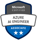 Microsoft Certified Azure AI Engineer badge